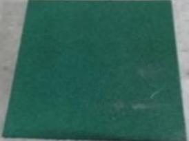 พื้นยางสีเขียว ขนาด 50*50*2.2 ซม.
