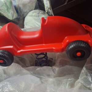 H0007 โยกเยกสปริงรถสีแดง